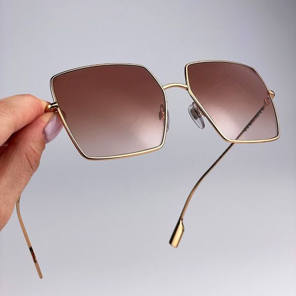 Burberry BE3133 DAPHNE 133713 Sunglasses Gold Pink Square Women main image 8